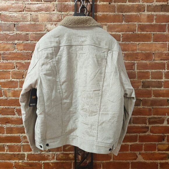 Lee gray corduroy sherpa lined rider jacket NWT - Picture 2 of 13